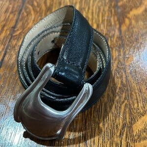 COPY - Donna Karen of New York DNKY  3/4” black leather belt size M